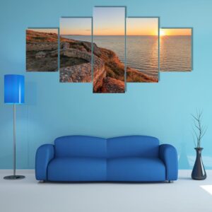 Roman Ruins Of Argamum - Nature 5 Panel Canvas Art Wall Decor