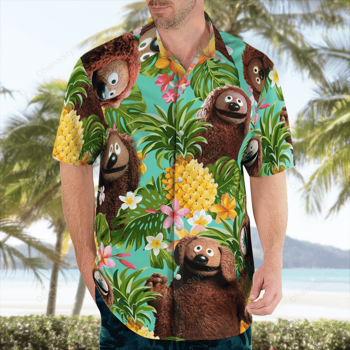 Rowlf The Dog Hawaiian Shirt Rowlf The Dog Hawaiian Shirt