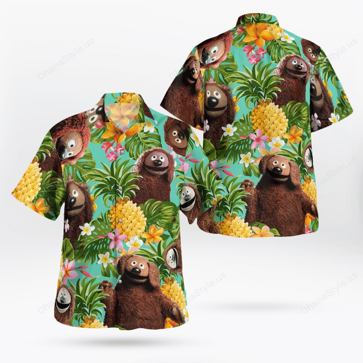 Rowlf The Dog Tropical Hawaiian Shirt Rowlf The Dog Tropical Hawaiian Shirt