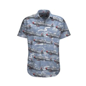 Royal Canadian Navy Hawker Sea Fury Fb11 Hawaiian Shirt
