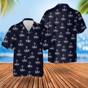 Royal Navy Badge Hawaiian Shirt