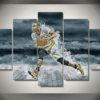 Run For Success - Stephen Curry - Sport And Famous Person 5 Panel Canvas Art Wall Decor