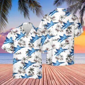 Russian Navy Mikoyan Mig 29K Hawaiian Shirt