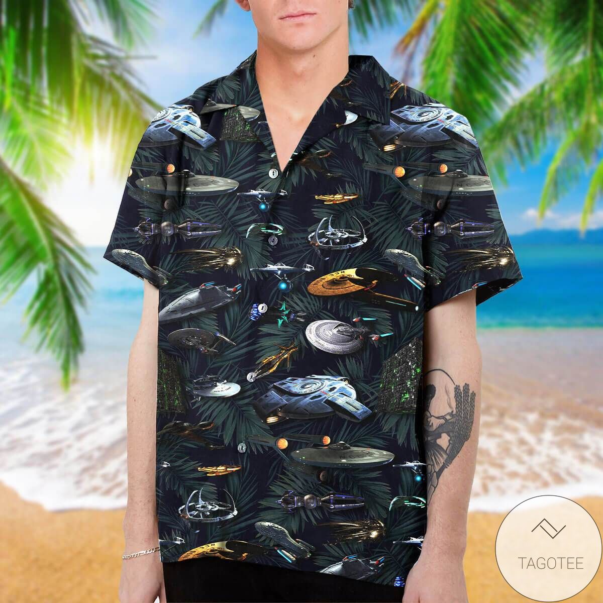 S.T Collection Art Hawaiian Shirt S.T Collection Art Hawaiian Shirt