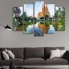 Sagrada Familia - Nature 5 Panel Canvas Art Wall Decor