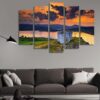 Saint Joan Letni Chapel - Nature 5 Panel Canvas Art Wall Decor