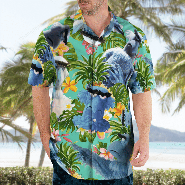 Sam The Eagle Hawaiian Shirt Sam The Eagle Hawaiian Shirt