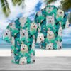 Samoyed Tropical Hawaiian Shirt Summer Button Up