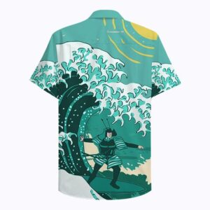 Samurai Surfing Hawaiian Shirt