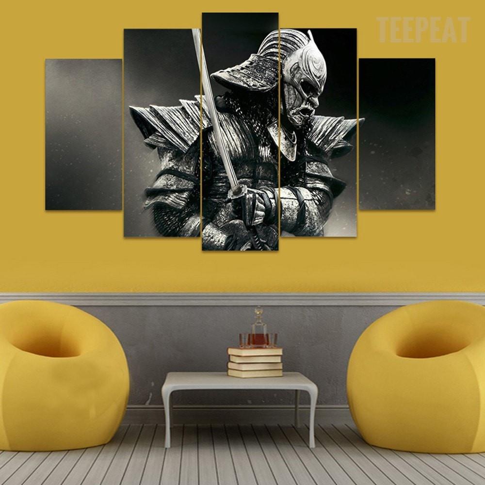 Samurai V3 - Movie 5 Panel Canvas Art Wall Decor Samurai V3 - Movie 5 Panel Canvas Art Wall Decor