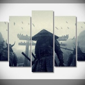 Samurai - Movie 5 Panel Canvas Art Wall Decor
