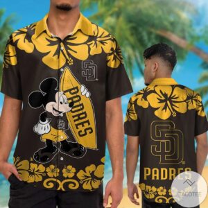 San Diego Padres Mickey Mouse Hawaiian Shirt