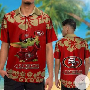 San Francisco 49Ers Baby Yoda Hawaiian Shirt