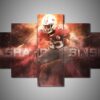 San Francisco 49Ers - Rashard Robinson - Sport 5 Panel Canvas Art Wall Decor