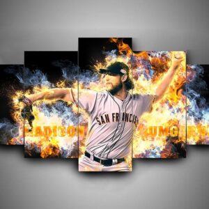 San Francisco Giants 1 - Sport 5 Panel Canvas Art Wall Decor