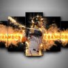 San Francisco Giants 2 - Sport 5 Panel Canvas Art Wall Decor
