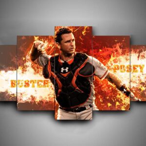 San Francisco Giants 3 - Sport 5 Panel Canvas Art Wall Decor