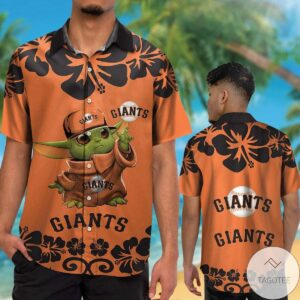 San Francisco Giants Baby Yoda Hawaiian Shirt