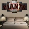 San Francisco Giants Baseball - Sport 5 Panel Canvas Art Wall Decor