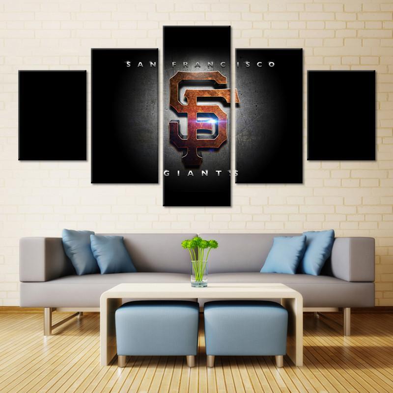 San Francisco Giants Sports Team - Sport 5 Panel Canvas Art Wall Decor San Francisco Giants Sports Team - Sport 5 Panel Canvas Art Wall Decor