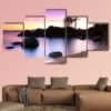 Sand Harbor Beach In Lake Tahoe - Nature 5 Panel Canvas Art Wall Decor