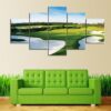 Sand Trap - Nature 5 Panel Canvas Art Wall Decor