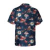 Santa Claus And Reindeer In Space Christmas Hawaiian Shirt