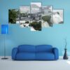 Santa Maria Falls In Brazil - Nature 5 Panel Canvas Art Wall Decor