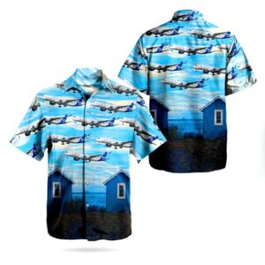 Sas Scandinavian Airlines Airbus A350-941 Hawaiian Shirt