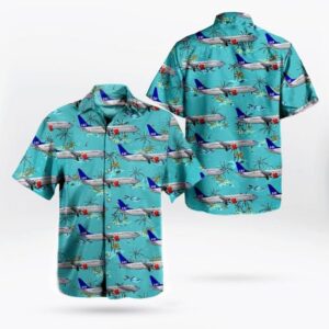 Sas Scandinavian Airlines Boeing 737-883 Hawaiian Shirt
