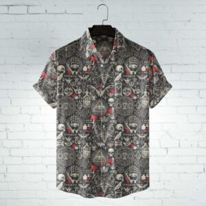 Satan 666 Symbols Hawaiian Shirt