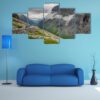 Scandinavia Mountain Landscapes - Nature 5 Panel Canvas Art Wall Decor