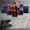 Scarface Gangster Abstract - Movie 5 Panel Canvas Art Wall Decor