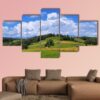 Scenic View Of Suwalszczyzna In Poland - Nature 5 Panel Canvas Art Wall Decor