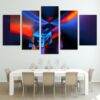 Science Graphical - Abstract 5 Panel Canvas Art Wall Decor