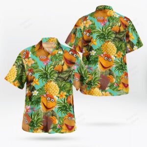 Scooter The Muppet Pineapple Tropical Hawaiian Shirt