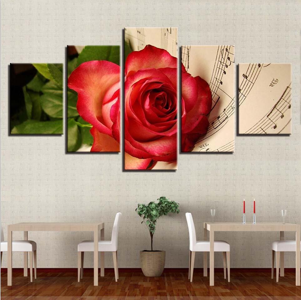 Score Piano Still Life 1 - Music 5 Panel Canvas Art Wall Decor Score Piano Still Life 1 - Music 5 Panel Canvas Art Wall Decor