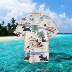 Scottish Summer Beach Hawaiian Shirt