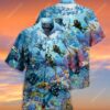 Scuba Diving All Over Printed Hawaiian Shirt