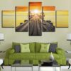 Sea 2 - Ocean 5 Panel Canvas Art Wall Decor