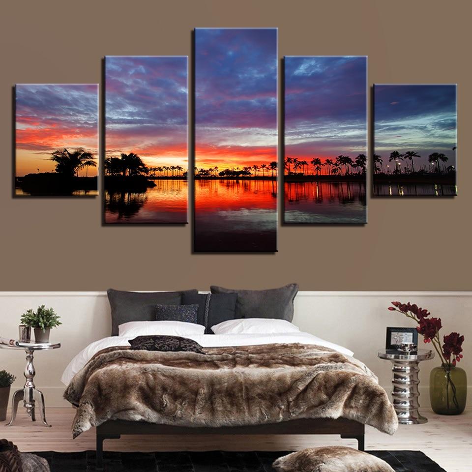 Sea 6 - Ocean 5 Panel Canvas Art Wall Decor Sea 6 - Ocean 5 Panel Canvas Art Wall Decor