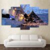 Sea Swallow - Fishing 5 Panel Canvas Art Wall Decor