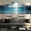 Seascape Ocean - Nature 5 Panel Canvas Art Wall Decor