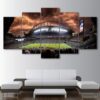 Seattle Seahawks Centurylink Field Football Stadium - Sport 5 Panel Canvas Art Wall Decor-CV