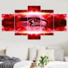 Seattle Seahawks Creative Logo - Sport 5 Panel Canvas Art Wall Decor