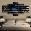 Seattle Seahawks Logo - Sport 5 Panel Canvas Art Wall Decor