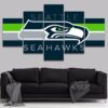 Seattle Seahawks Team - Sport 5 Panel Canvas Art Wall Decor