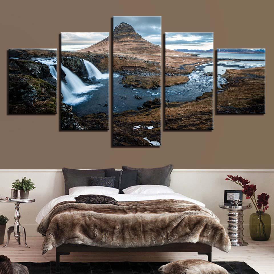 Seaview Sunshine 9 - Nature 5 Panel Canvas Art Wall Decor Seaview Sunshine 9 - Nature 5 Panel Canvas Art Wall Decor