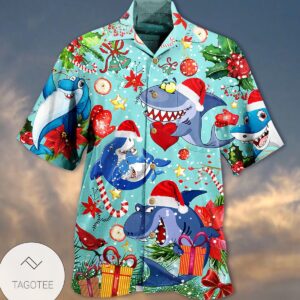 Shark Love Christmas Limited Edition Hawaiian Shirt