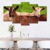 Sheep 01 - Animal 5 Panel Canvas Art Wall Decor